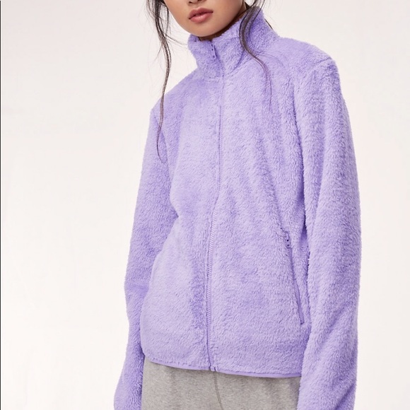 TNA Jackets & Blazers - TNA teddy mock neck in blue